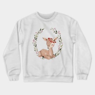 Cute Deer Crewneck Sweatshirt